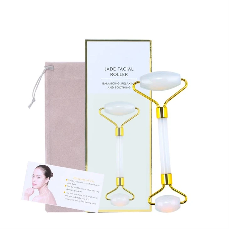 การดูแลผิวหนัง Opalite Jade Facial Roller