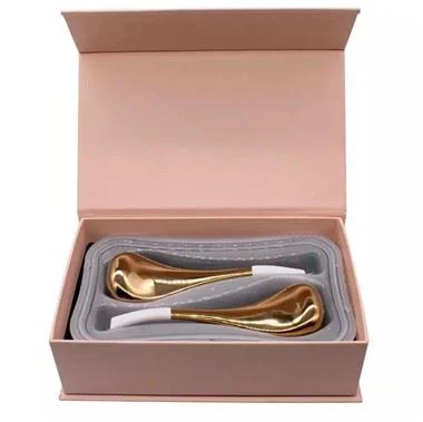 ลูกโลกช้อนน้ำแข็งสีโรสโกลด์